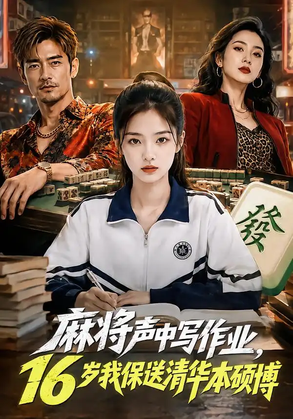 《麻将声中写作业，16岁我保送清华本硕博&麻将声中写作业16岁我保送清华本硕博（82集）AI短剧》短剧全集免费在线看