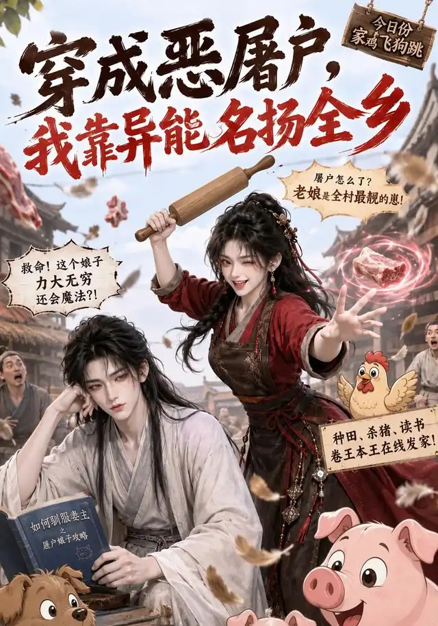 《穿成恶屠户，我靠异能名扬全乡&穿成恶屠户我靠异能名扬全乡（70集）AI短剧》短剧全集免费在线看