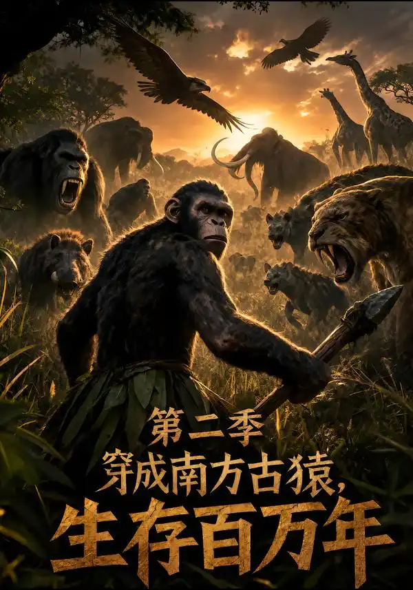 《穿成南方古猿，生存百万年！第二季&穿成南方古猿生存百万年第二季（50集）AI短剧》短剧全集免费在线看