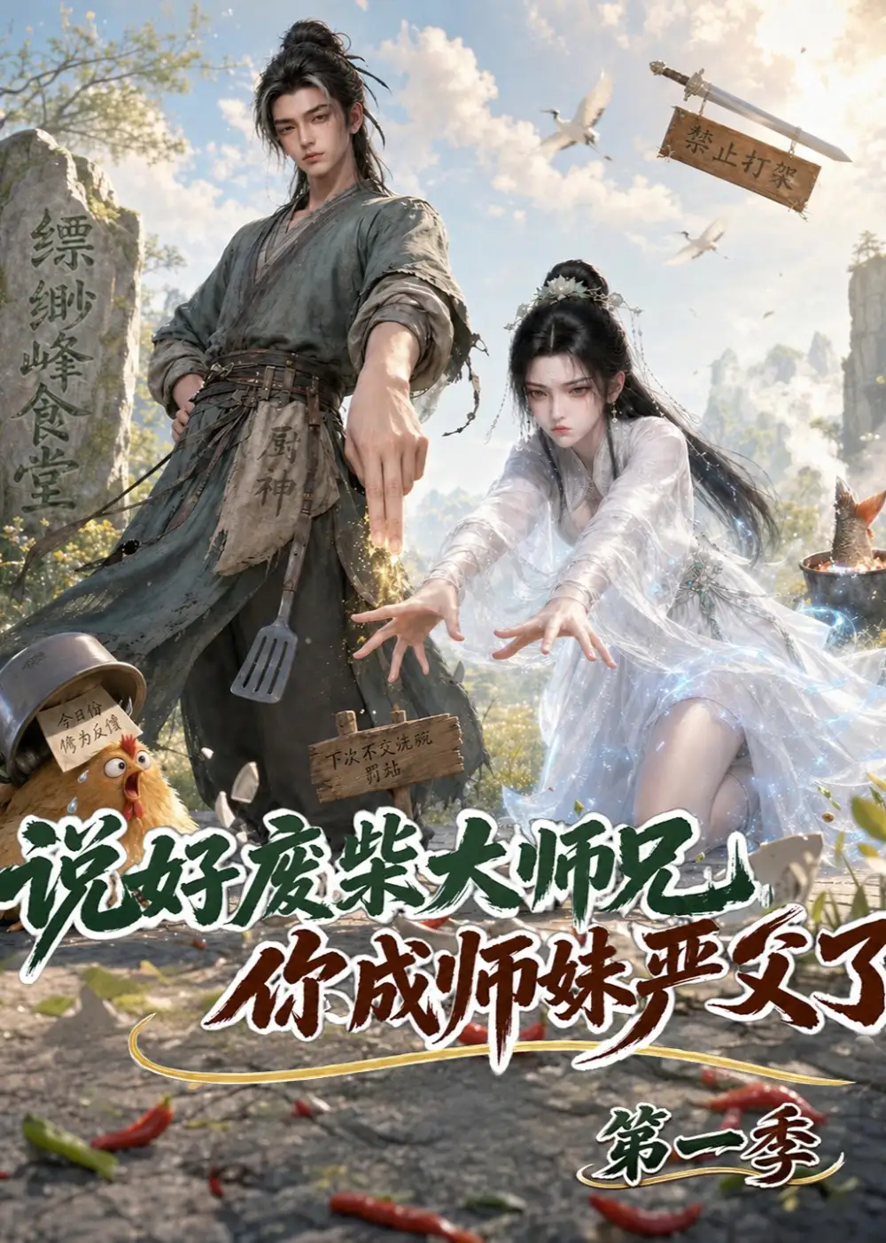 《说好废柴大师兄，你成师妹严父了第一季&说好废柴大师兄你成师妹严父了第一季（10集）AI短剧》短剧全集免费在线看