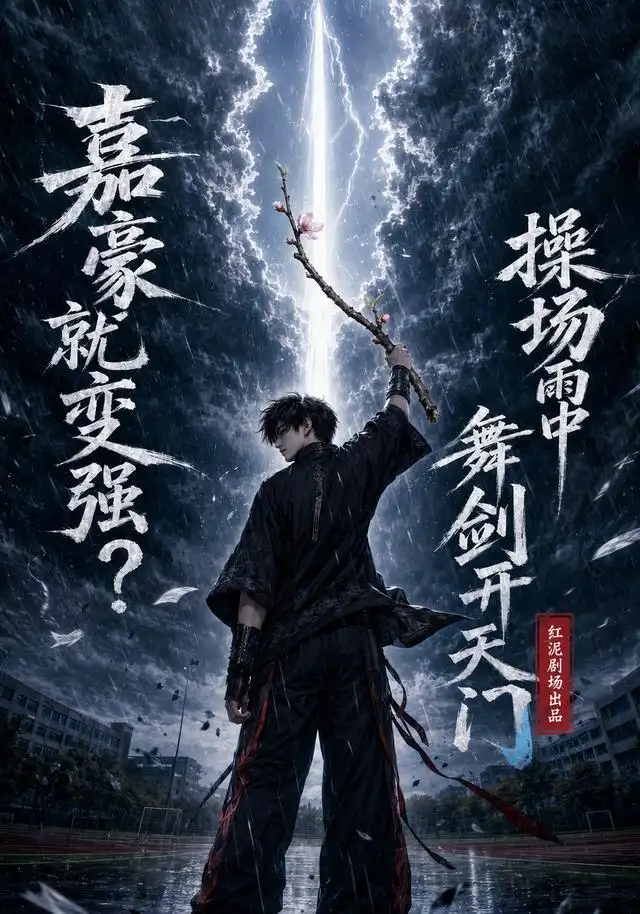 《嘉豪就变强？操场雨中舞剑开天门&嘉豪就变强操场雨中舞剑开天门（68集）AI短剧》短剧全集免费在线看
