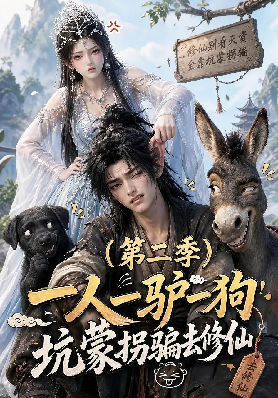 《一人一驴一狗坑蒙拐骗去修仙第二季（50集）AI短剧》短剧全集免费在线看