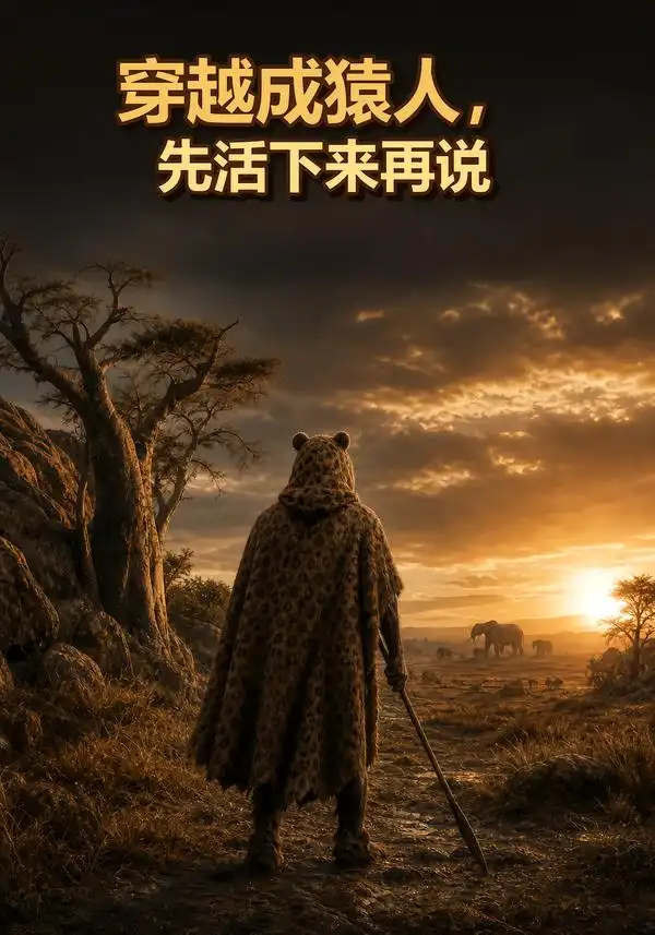《穿越成猿人，先活下来再说&穿越成猿人先活下来再说（30集）AI短剧》短剧全集免费在线看
