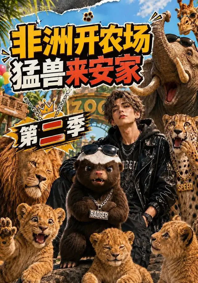 《非洲开农场，猛兽来安家第二季&非洲开农场猛兽来安家第二季（75集）AI短剧》短剧全集免费在线看