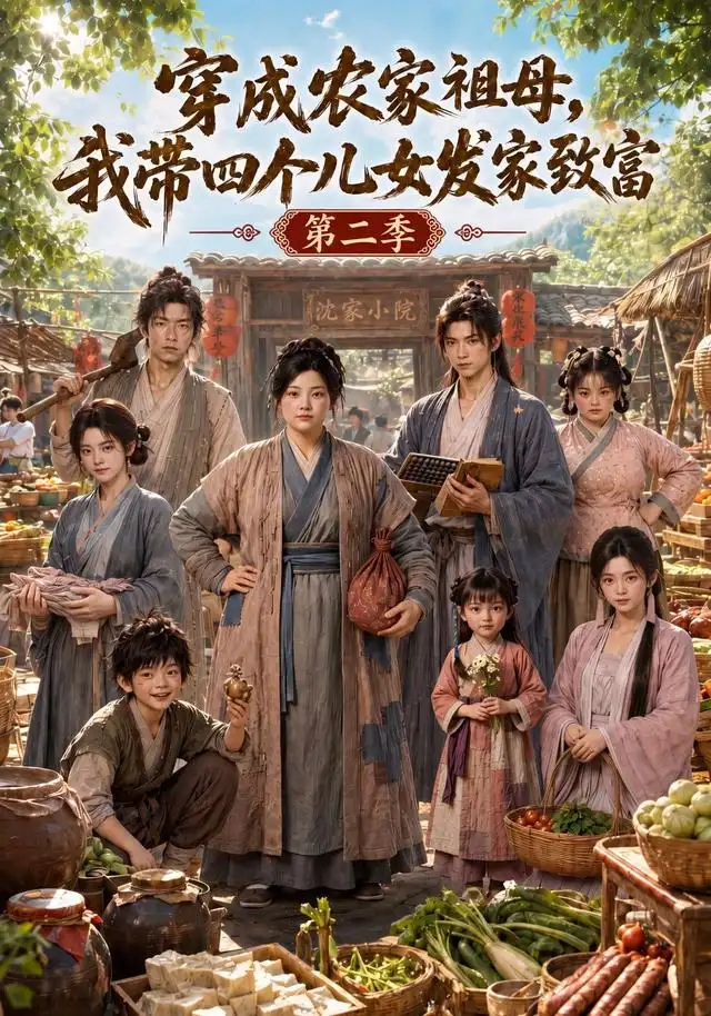 《穿成农家祖母，我带四个儿女发家致富第二季&穿成农家祖母我带四个儿女发家致富第二季（105集）AI短剧》短剧全集免费在线看