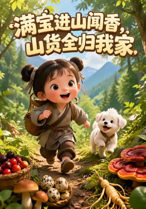 《满宝进山闻香，山货全归我家&满宝进山闻香山货全归我家（203集） AI短剧》短剧全集免费在线看