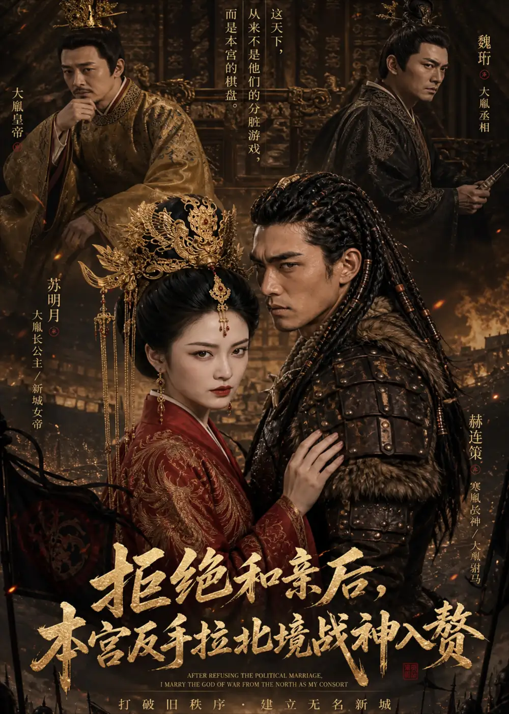 《拒绝和亲后，本宫反手拉北境战神入赘&拒绝和亲后本宫反手拉北境战神入赘（15集）AI短剧》短剧全集免费在线看