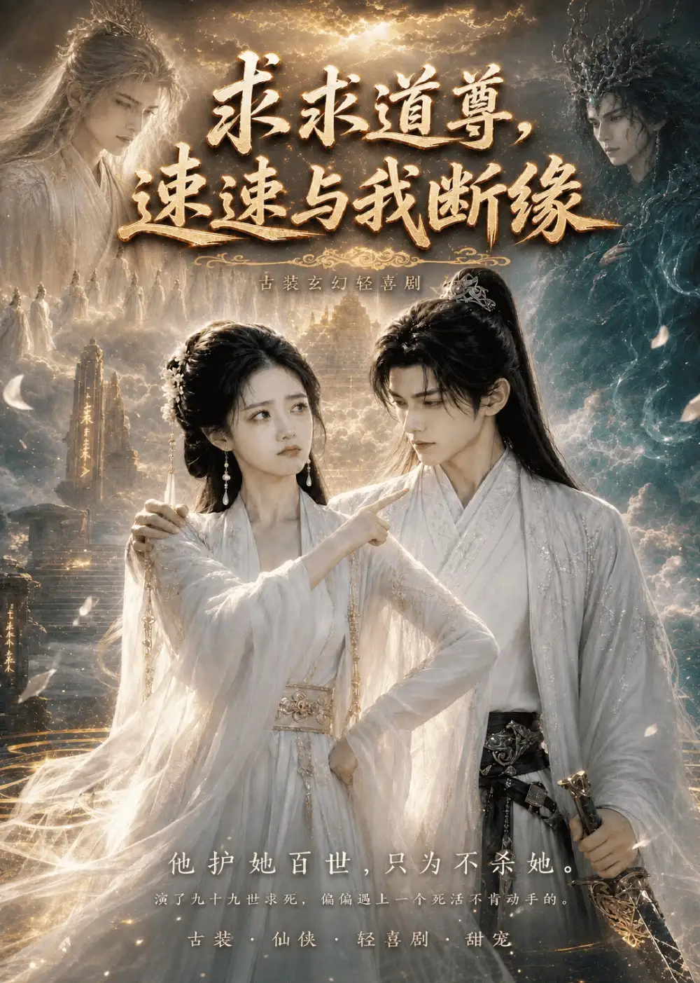 《求求道尊，速速与我断缘&求求道尊速速与我断缘（84集）AI短剧》短剧全集免费在线看