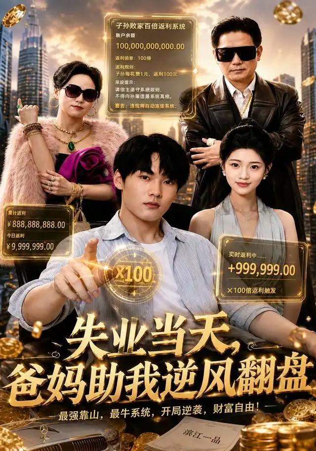 《失业当天，爸妈助我逆风翻盘&失业当天爸妈助我逆风翻盘（73集）王沐川＆赵子勤》短剧全集免费在线看