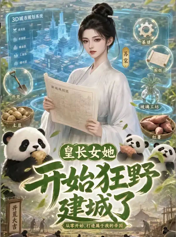 《皇长女她开始狂野建城了（50集）AI短剧》短剧全集免费在线看