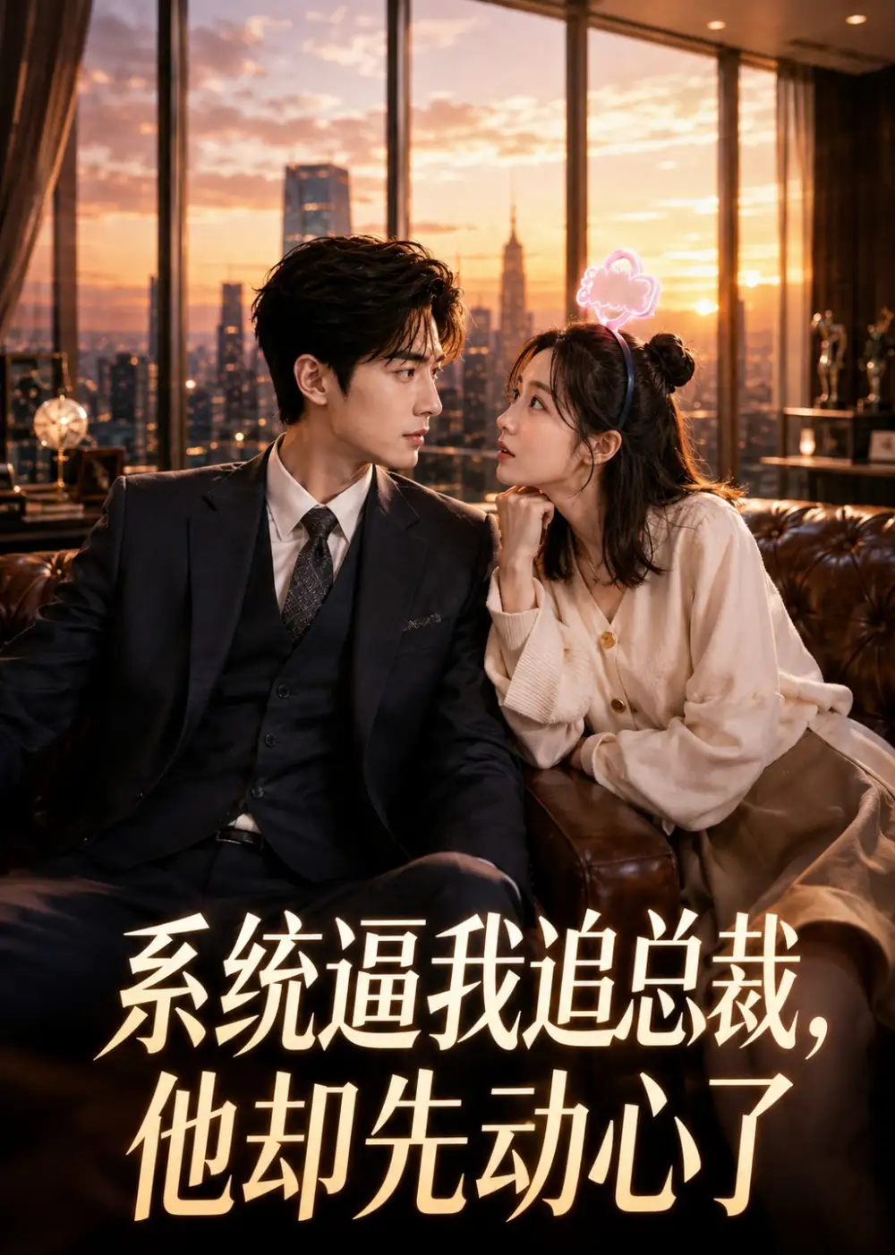 《系统逼我追总裁，他却先动心了&系统逼我追总裁他却先动心了（25集）AI短剧》短剧全集免费在线看