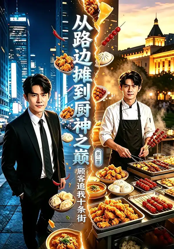 《从路边摊到厨神之巅，顾客追我十条街第二季&从路边摊到厨神之巅顾客追我十条街第二季（81集）AI短剧》短剧全集免费在线看