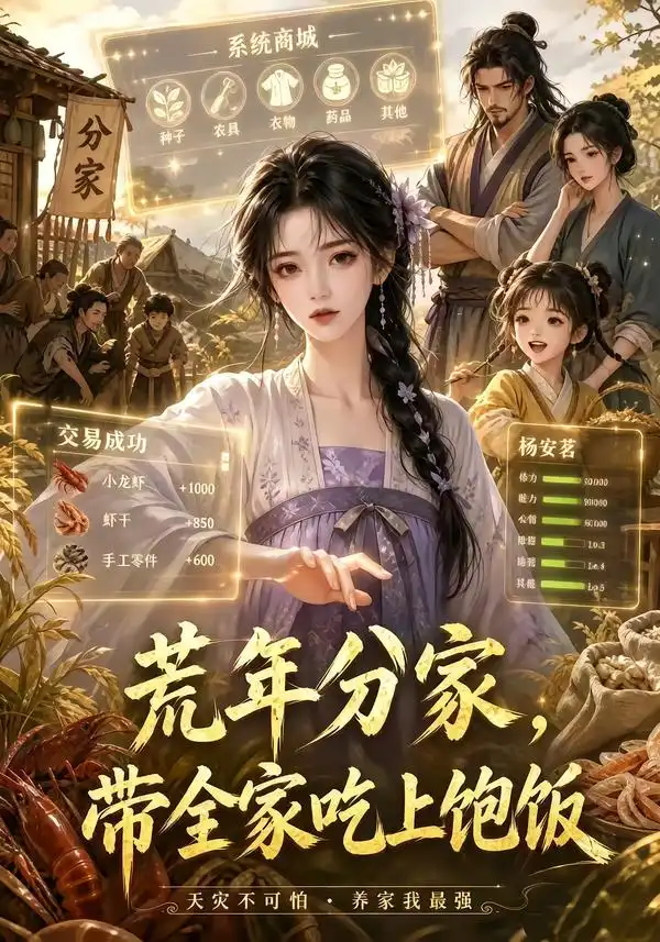 《荒年分家，带全家吃上饱饭&荒年分家带全家吃上饱饭（65集）AI短剧》短剧全集免费在线看