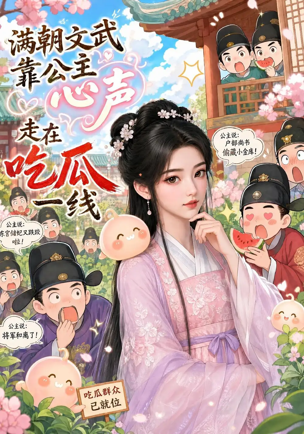《满朝文武靠公主心声走在吃瓜一线（82集）AI短剧》短剧全集免费在线看