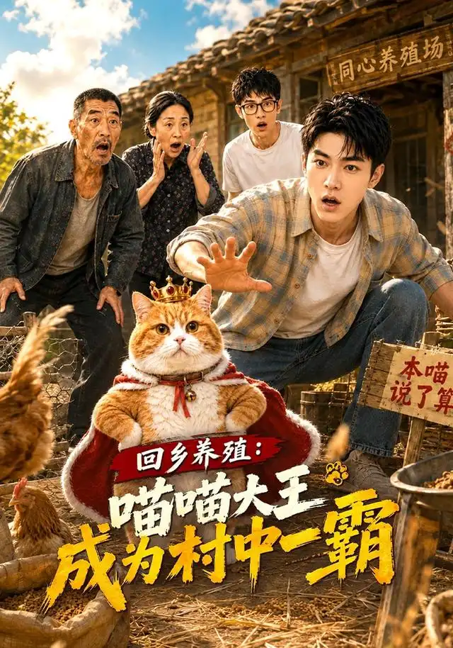 《回乡养殖：喵喵大王成为村中一霸&回乡养殖喵喵大王成为村中一霸（80集）AI短剧》短剧全集免费在线看