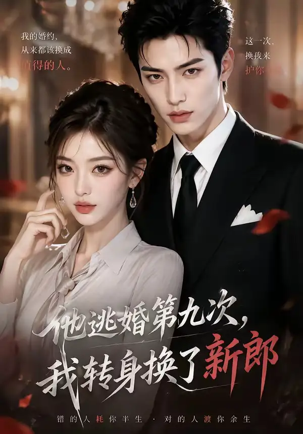 《他逃婚第九次，我转身换了新郎&他逃婚第九次我转身换了新郎（48集）AI短剧》短剧全集免费在线看