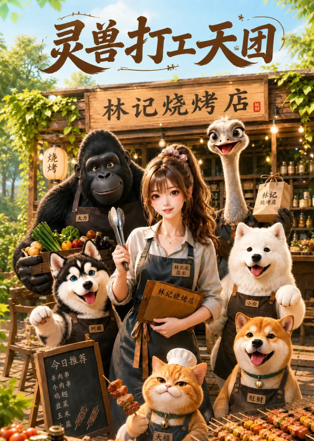 《灵兽打工天团（58集）AI短剧》短剧全集免费在线看