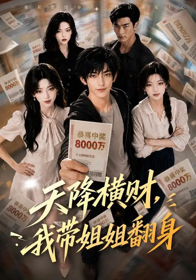 《天降横财，我带姐姐翻身&天降横财我带姐姐翻身（82集）AI短剧》短剧全集免费在线看