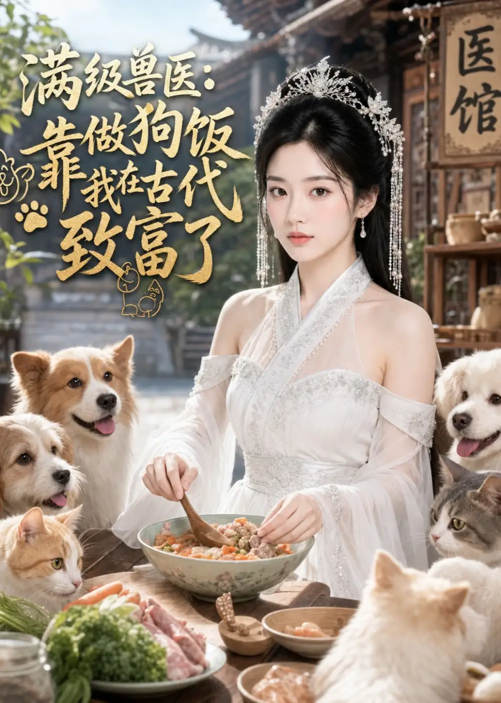 《满级兽医：靠做狗饭我在古代致富了&满级兽医靠做狗饭我在古代致富了（34集） AI短剧》短剧全集免费在线看