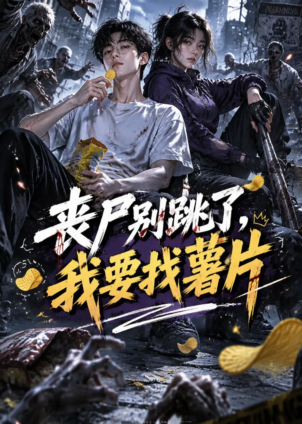 《丧尸别跳了，我要找薯片&丧尸别跳了我要找薯片（42集）AI短剧》短剧全集免费在线看