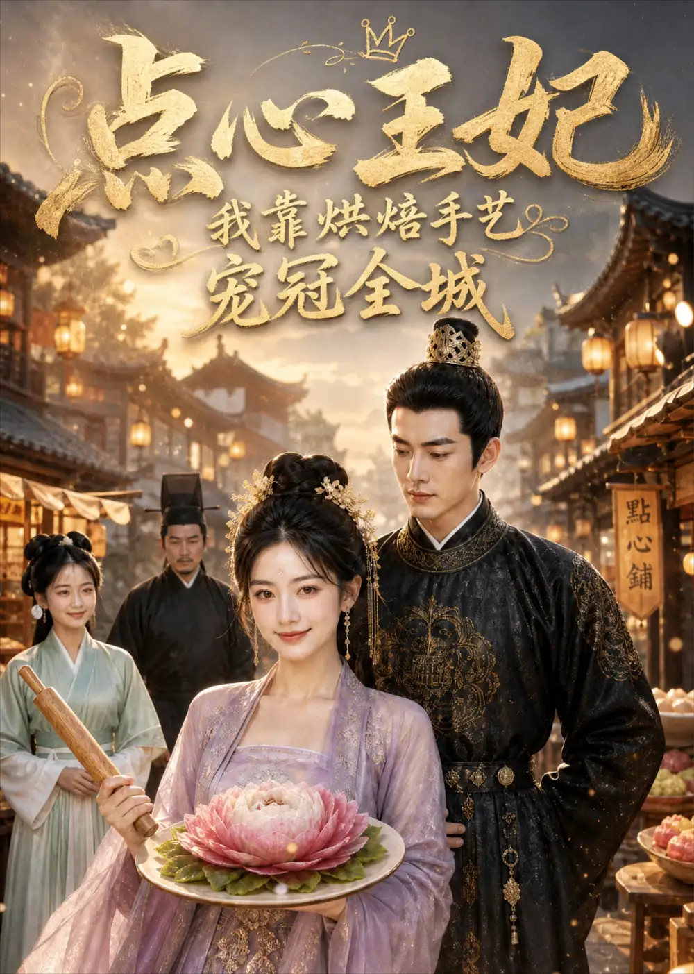 《点心王妃我靠烘焙手艺宠冠全城（40集）AI短剧》短剧全集免费在线看