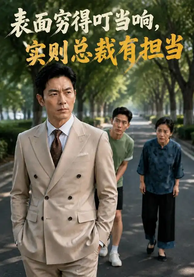 《表面穷得叮当响，实则总裁有担当&表面穷得叮当响实则总裁有担当（40集）AI短剧》短剧全集免费在线看
