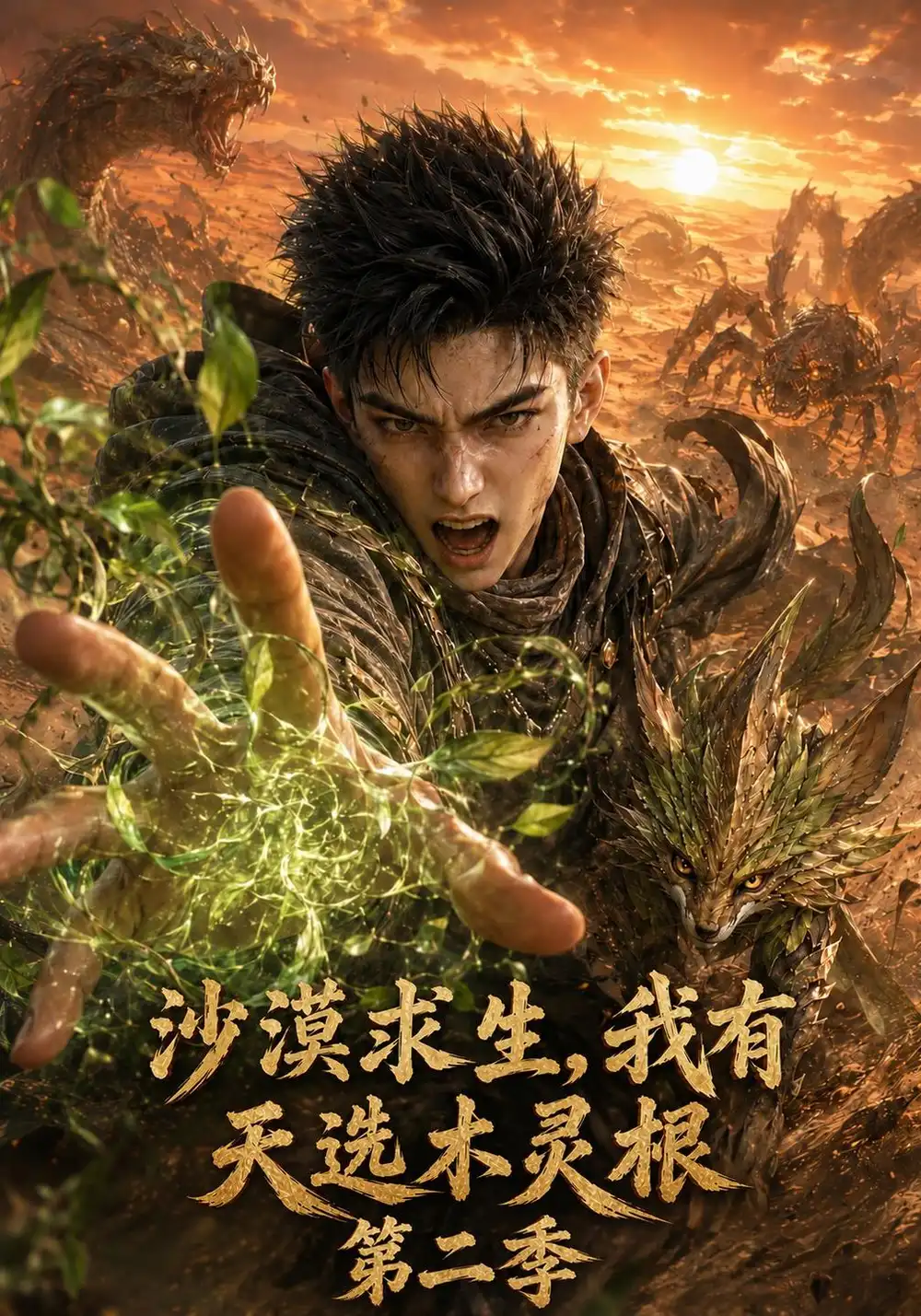 《沙漠求生，我有天选木灵根第二季&沙漠求生我有天选木灵根第二季（145集）AI短剧》短剧全集免费在线看