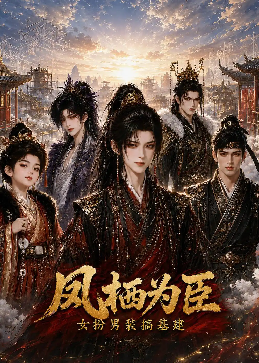 《凤栖为臣，女扮男装搞基建&凤栖为臣女扮男装搞基建（333集）AI短剧》短剧全集免费在线看