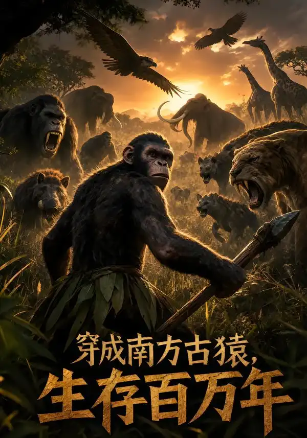 《穿成南方古猿，生存百万年！&穿成南方古猿生存百万年（50集）AI短剧》短剧全集免费在线看