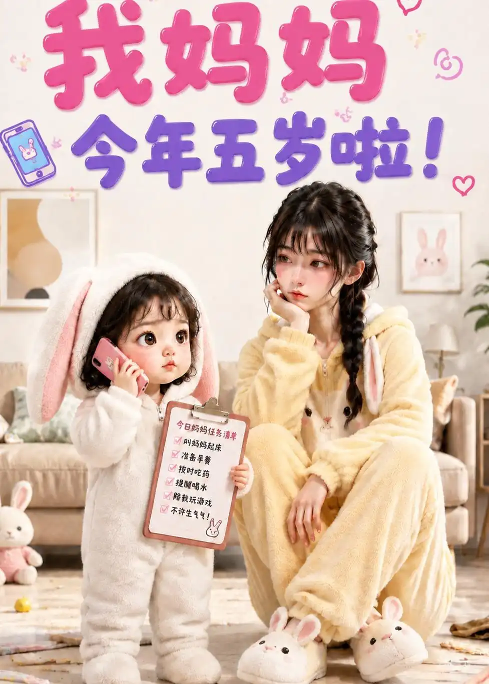 《我妈妈今年五岁啦！&我妈妈今年五岁啦（21集）AI短剧》短剧全集免费在线看
