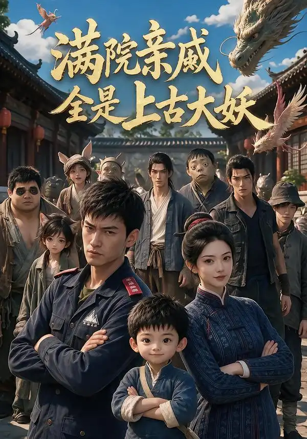 《满院亲戚全是上古大妖（63集）AI短剧》短剧全集免费在线看