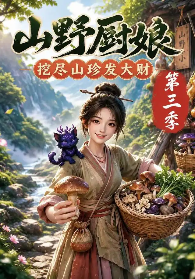 《山野厨娘，挖尽山珍发大财第三季&山野厨娘挖尽山珍发大财第三季（78集）AI短剧》短剧全集免费在线看
