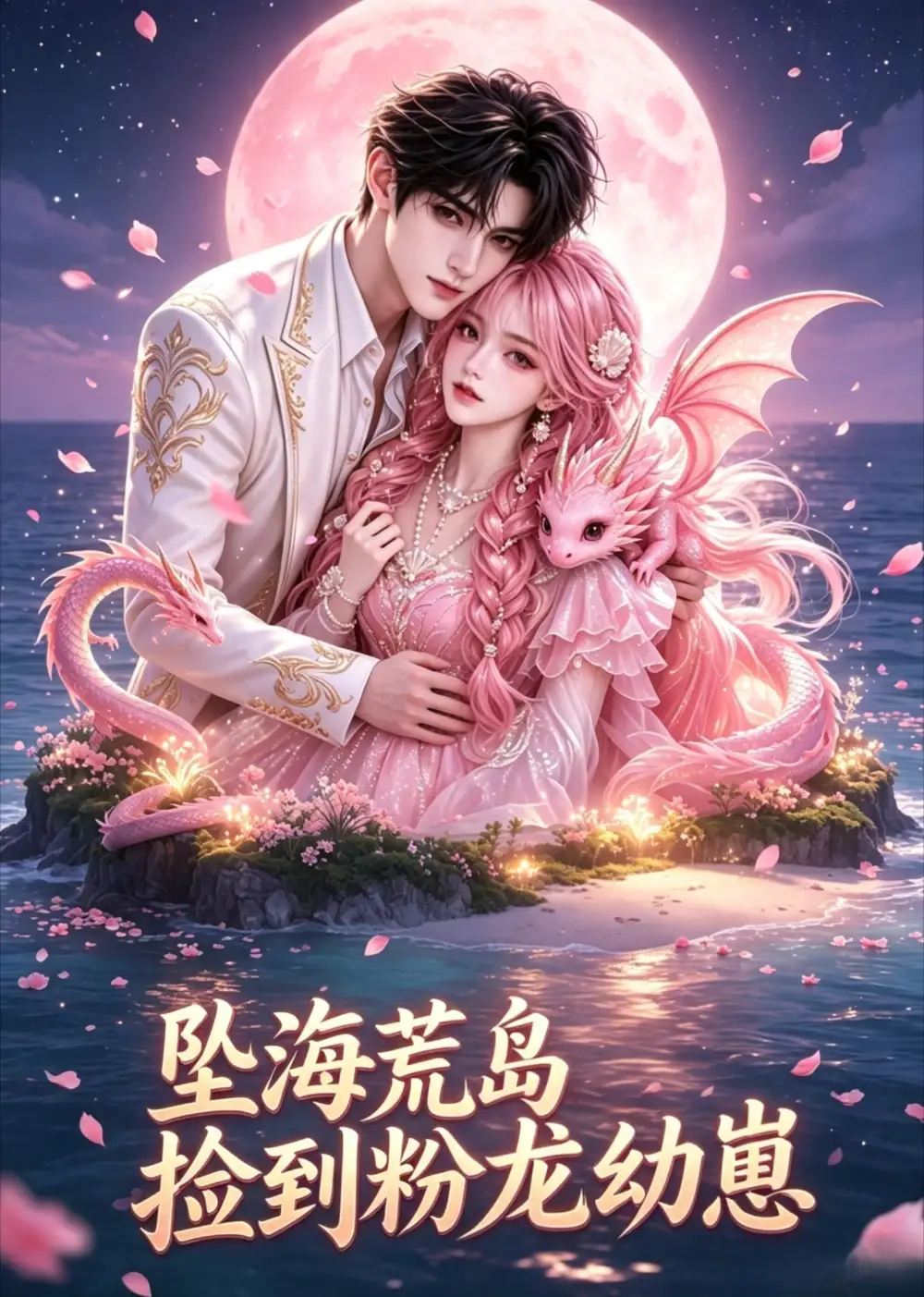 《坠海荒岛捡到粉龙幼崽（30集） AI短剧》短剧全集免费在线看