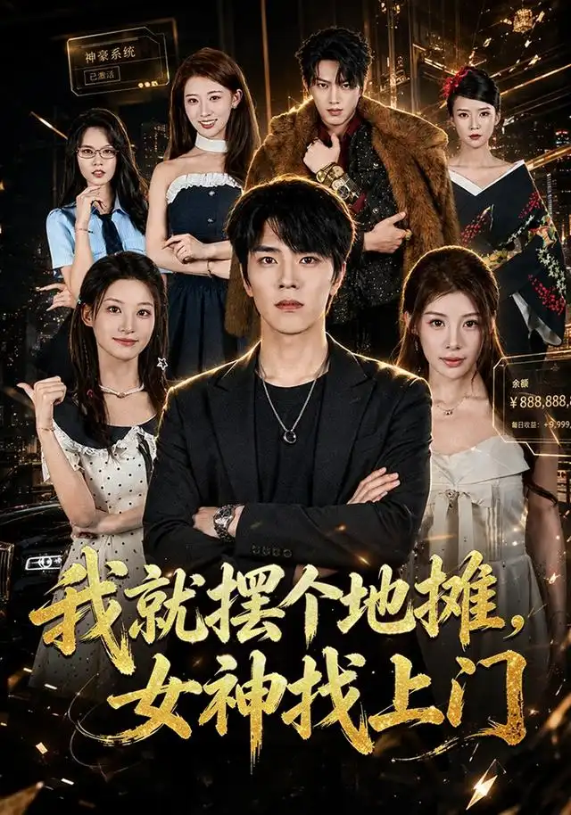《我就摆个地摊，女神找上门&我就摆个地摊女神找上门（77集）张林烨＆刘予黎》短剧全集免费在线看