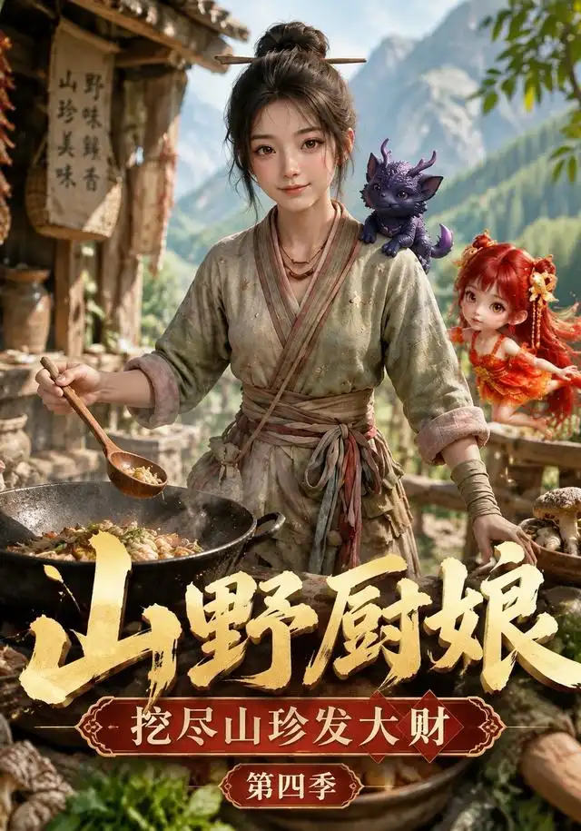 《山野厨娘，挖尽山珍发大财第四季&山野厨娘挖尽山珍发大财第四季（80集）AI短剧》短剧全集免费在线看