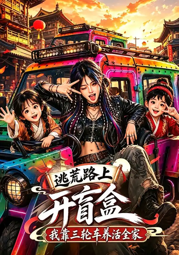 《逃荒路上开盲盒，我靠三轮车养活全家&逃荒路上开盲盒我靠三轮车养活全家（84集）AI短剧》短剧全集免费在线看