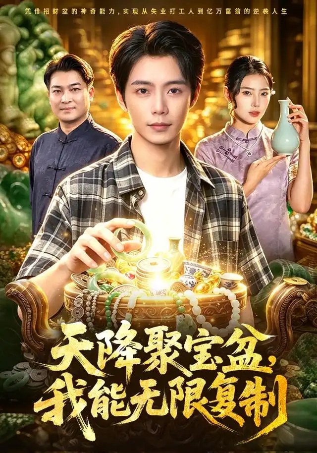 《天降聚宝盆，我能无限复制（96集）夏锦沐&申芳赫》短剧全集免费在线看