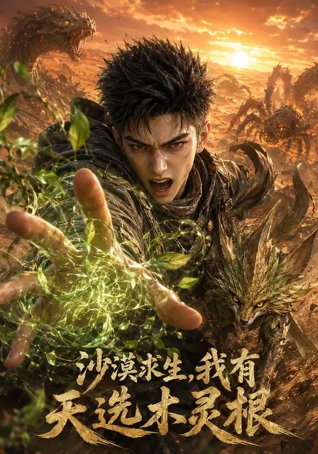 《沙漠求生我有天选木灵根（72集）AI短剧》短剧全集免费在线看