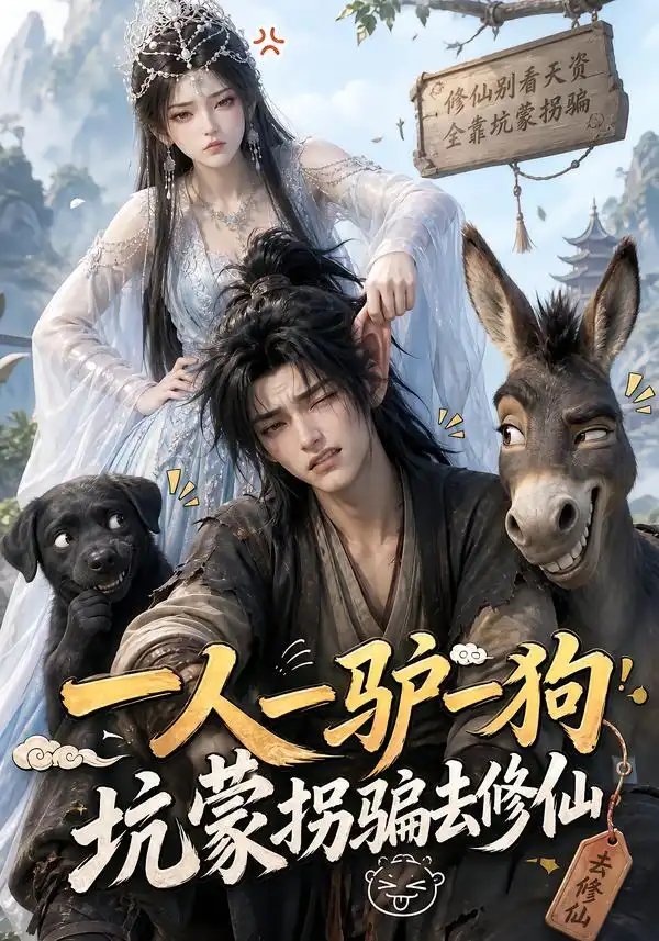 《一人一驴一狗坑蒙拐骗去修仙（105集）AI短剧》短剧全集免费在线看