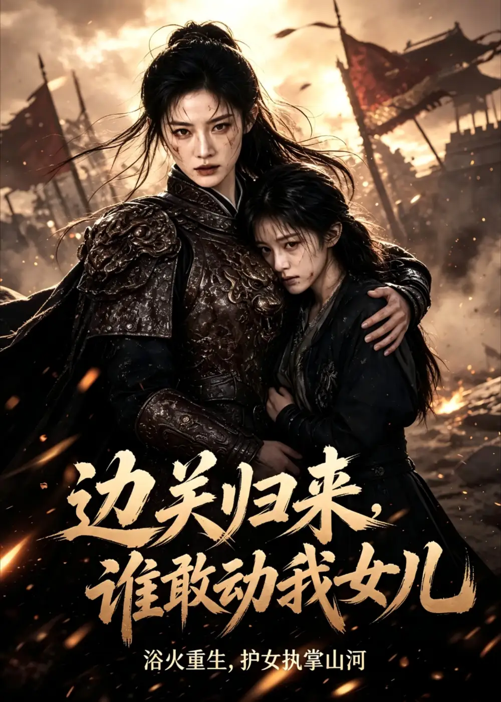 《边关归来，谁敢动我女儿&边关归来谁敢动我女儿（49集）AI短剧》短剧全集免费在线看