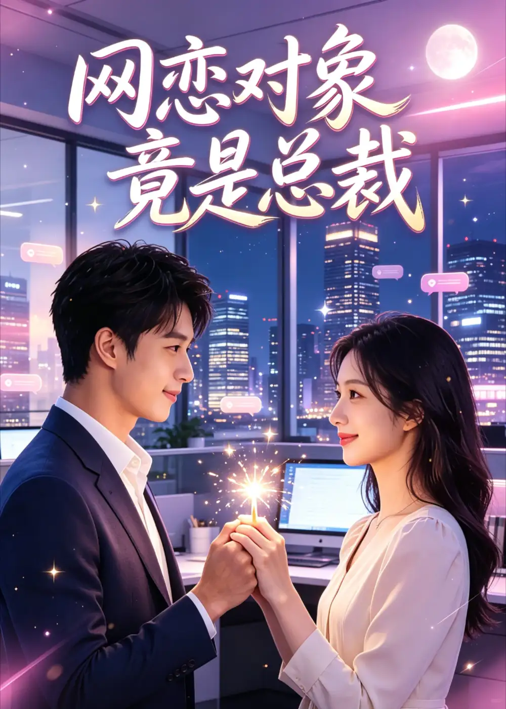 《网恋对象竟是总裁（36集） AI短剧》短剧全集免费在线看