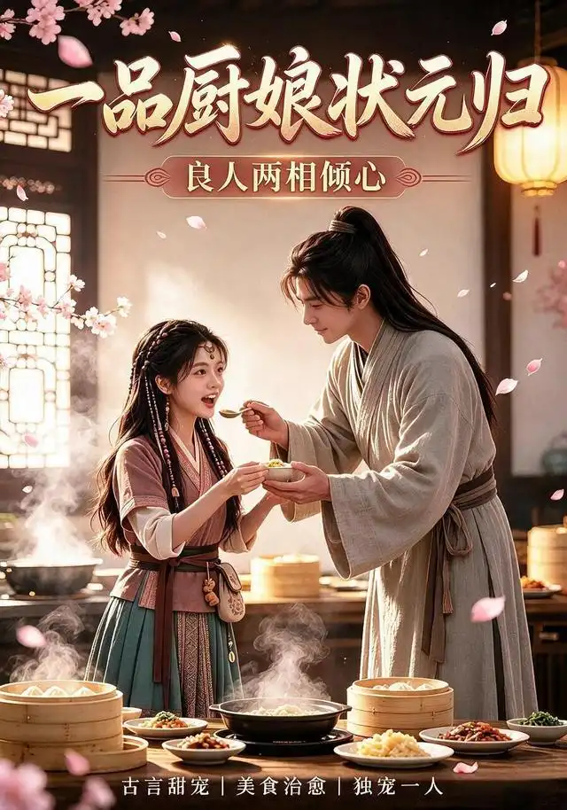 《一品厨娘状元归良人两相倾心（108集）AI短剧》短剧全集免费在线看