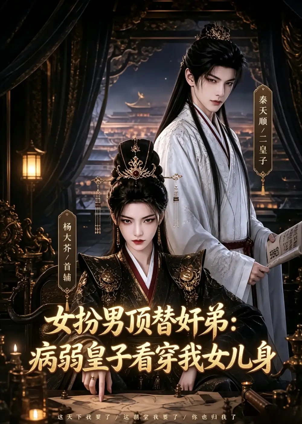 《女扮男顶替奸弟：病弱皇子看穿我女儿身&女扮男顶替奸弟病弱皇子看穿我女儿身（33集）AI短剧》短剧全集免费在线看