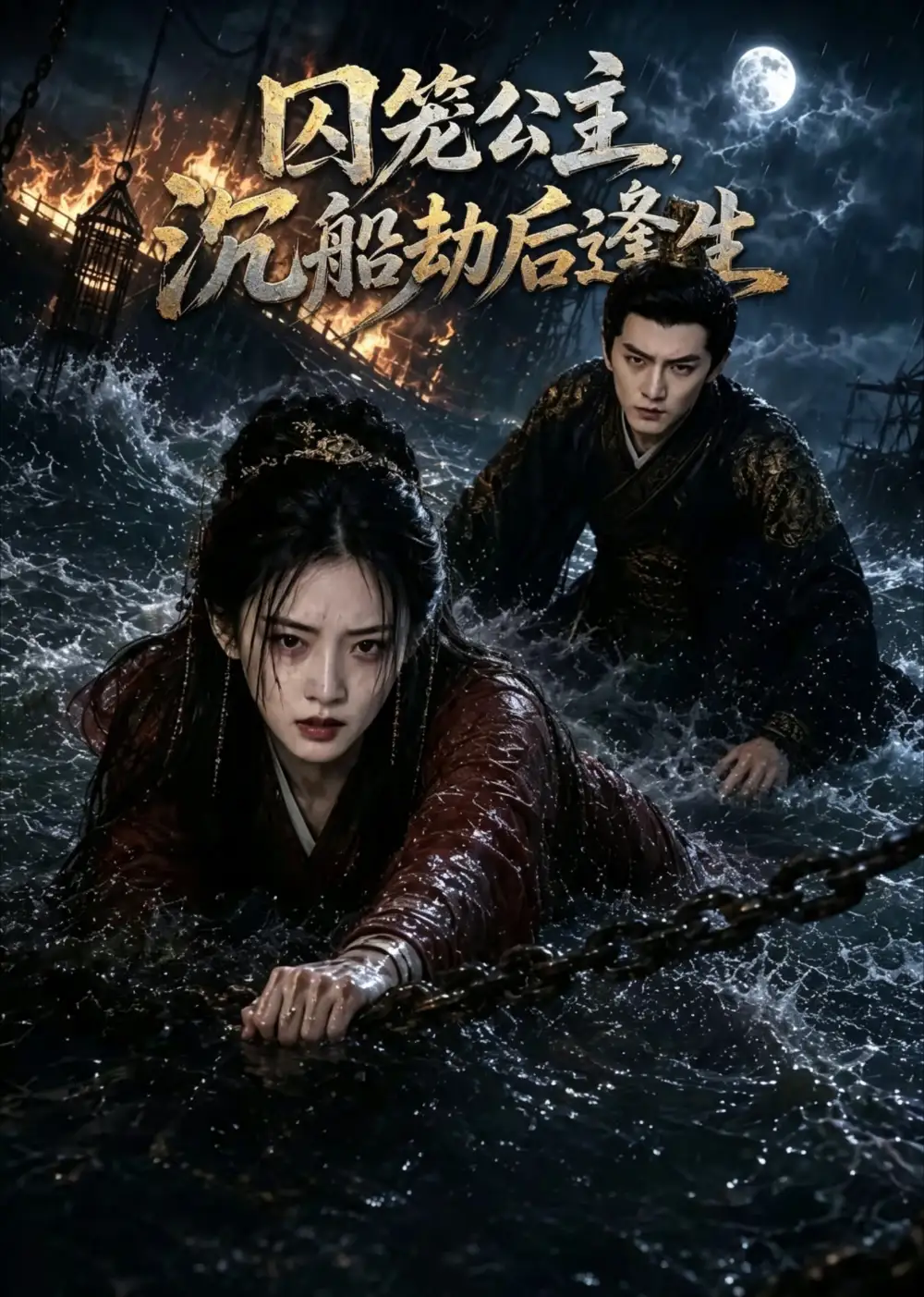 《囚笼公主，沉船劫后逢生&囚笼公主沉船劫后逢生（46集）AI短剧》短剧全集免费在线看