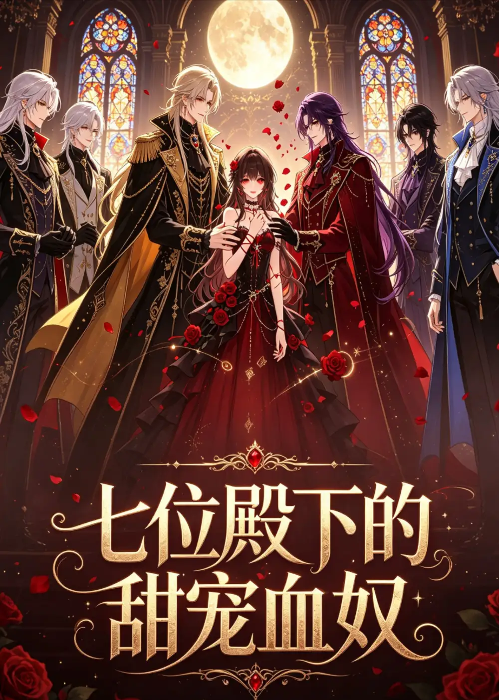 《七位殿下的甜宠血奴（26集） AI短剧》短剧全集免费在线看