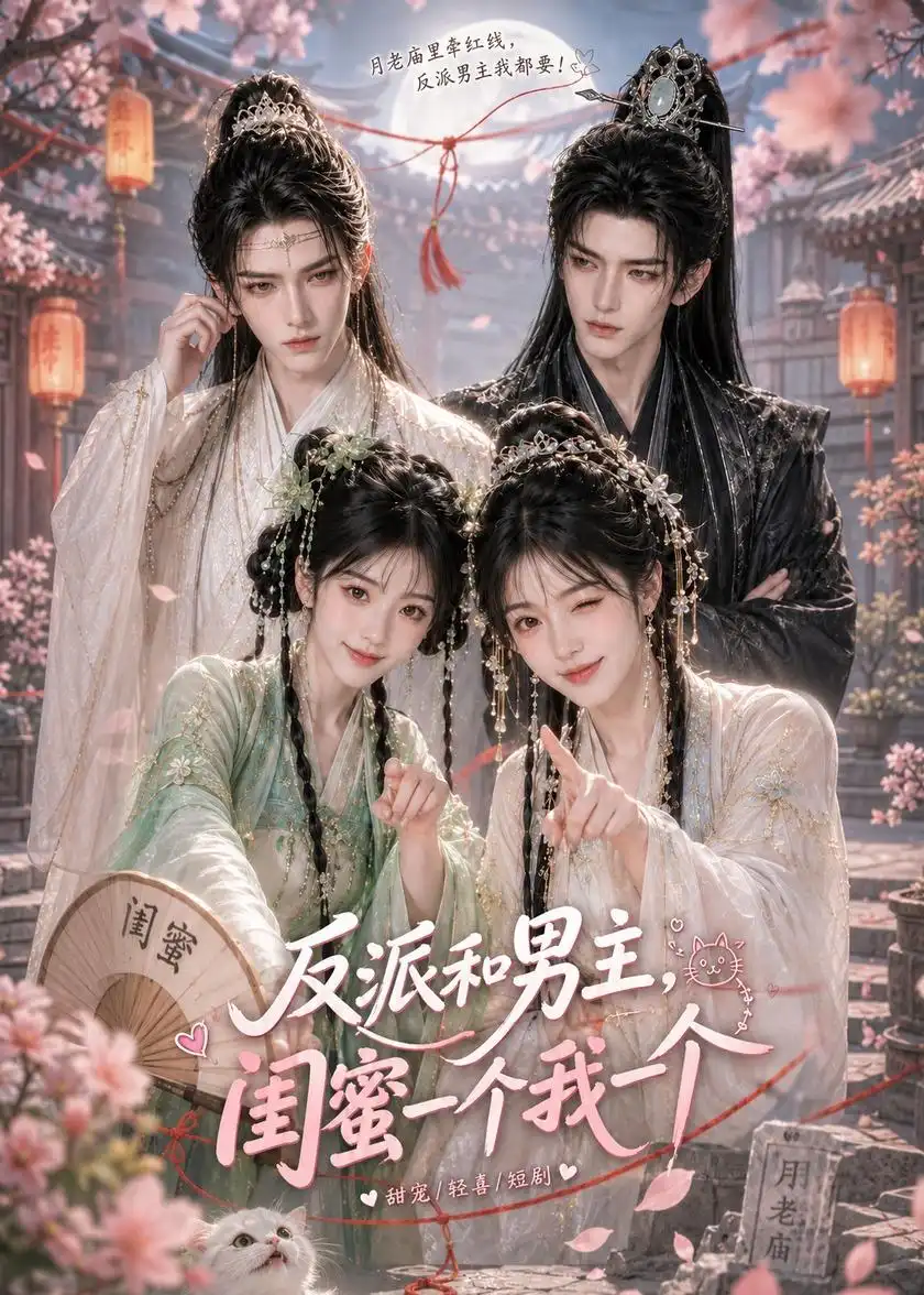 《反派和男主，闺蜜一个我一个&反派和男主闺蜜一个我一个（78集）AI短剧》短剧全集免费在线看