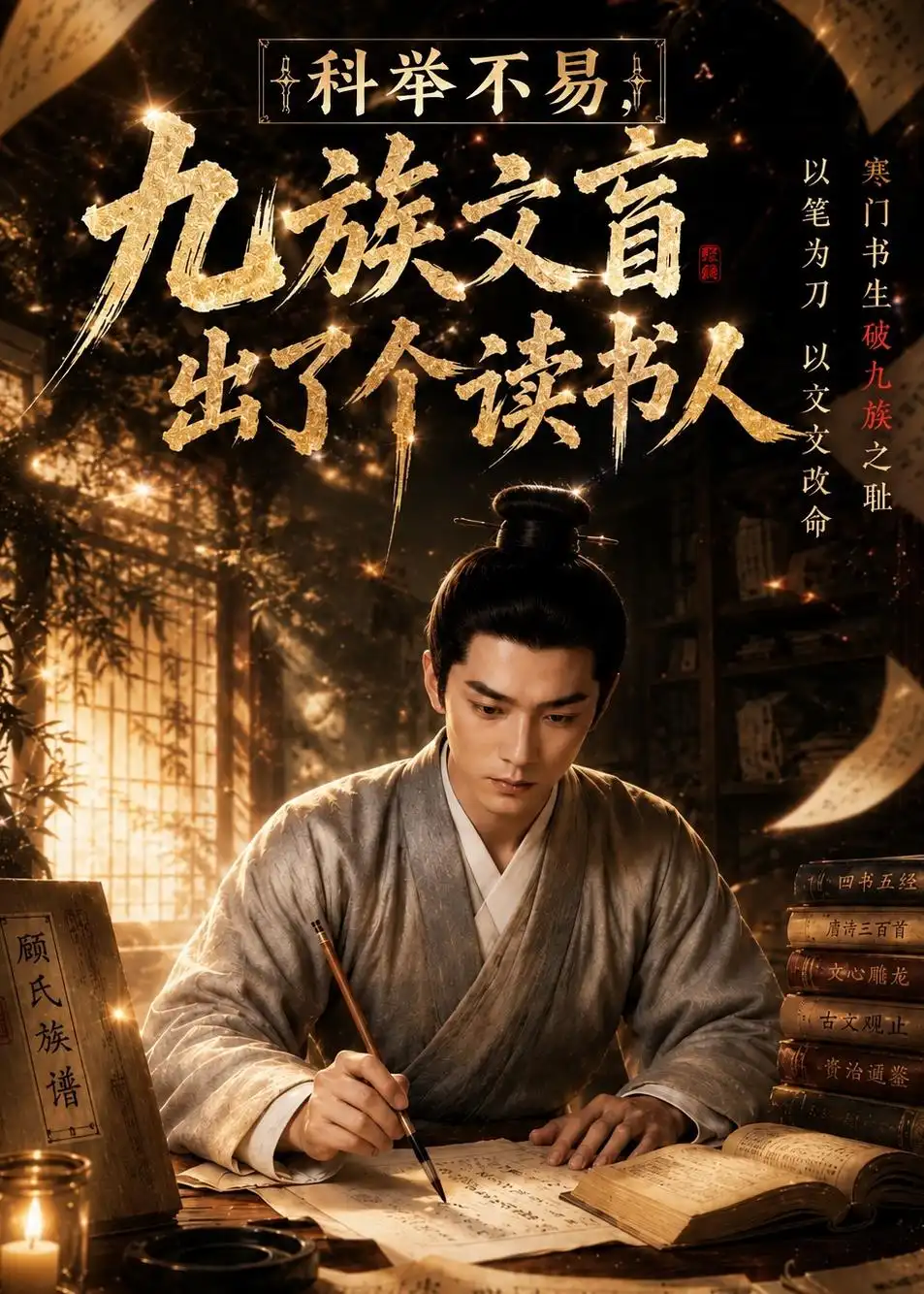 《科举不易，九族文盲出了个读书人第一季&科举不易九族文盲出了个读书人第一季（155集）AI短剧》短剧全集免费在线看