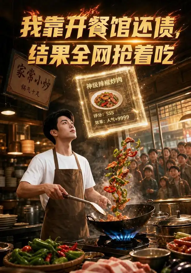 《我靠开餐馆还债，结果全网抢着吃&我靠开餐馆还债结果全网抢着吃（114集）AI短剧》短剧全集免费在线看