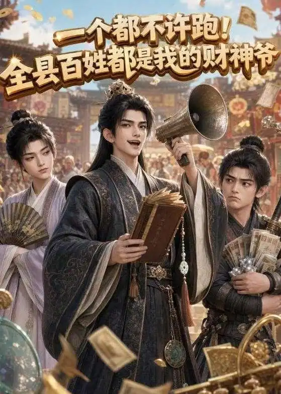 《一个都不许跑！全县百姓都是我的财神爷&一个都不许跑全县百姓都是我的财神爷（50集）AI短剧》短剧全集免费在线看