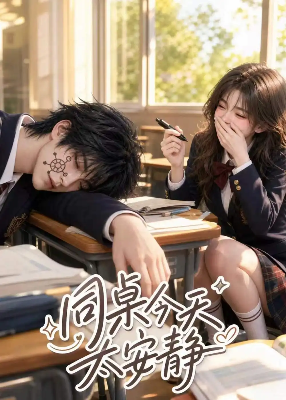 《同桌今天太安静（38集）AI短剧》短剧全集免费在线看